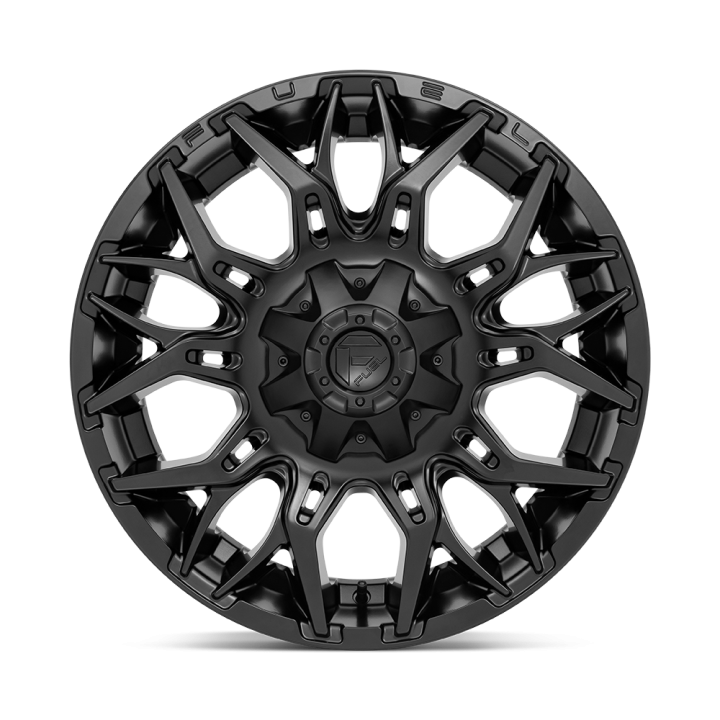 Jantă de Aluminiu, FUEL D772 TWITCH, 22x10.0, ET -18, 5x139.7 / 5x150, 110.1, Negru - EDK.ro