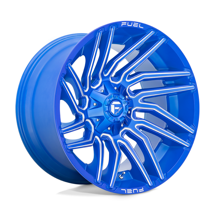 Jantă de Aluminiu, FUEL D774 TYPHOON, 22x12.0, ET -44, 5x139.7 / 5x150, 110.1, Albastru - EDK.ro