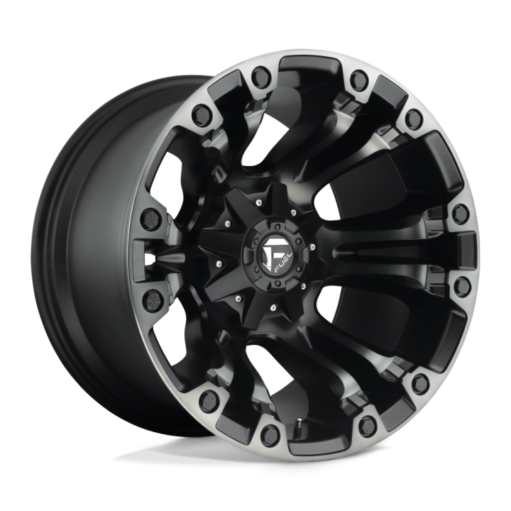 Jantă de Aluminiu, FUEL D851 VAPOR, 20x9.0, ET 20, 5x139.7 / 5x150, 110.1, Negru - EDK.ro