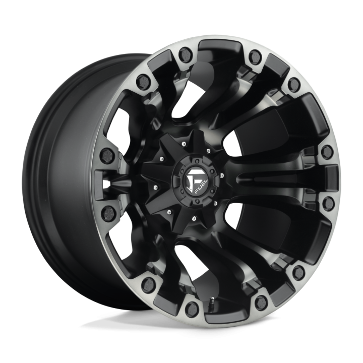 Jantă de Aluminiu, FUEL D851 VAPOR, 20x10.0, ET -18, 5x139.7 / 5x150, 110.1, Negru - EDK.ro
