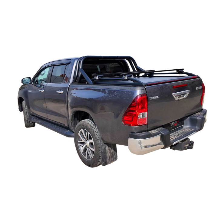 Închidere de Benă Tip Rulou Manual, Tessera 4x4 Roll+, Toyota Hilux Cabină Dublă 2016 - 2026 - EDK.ro