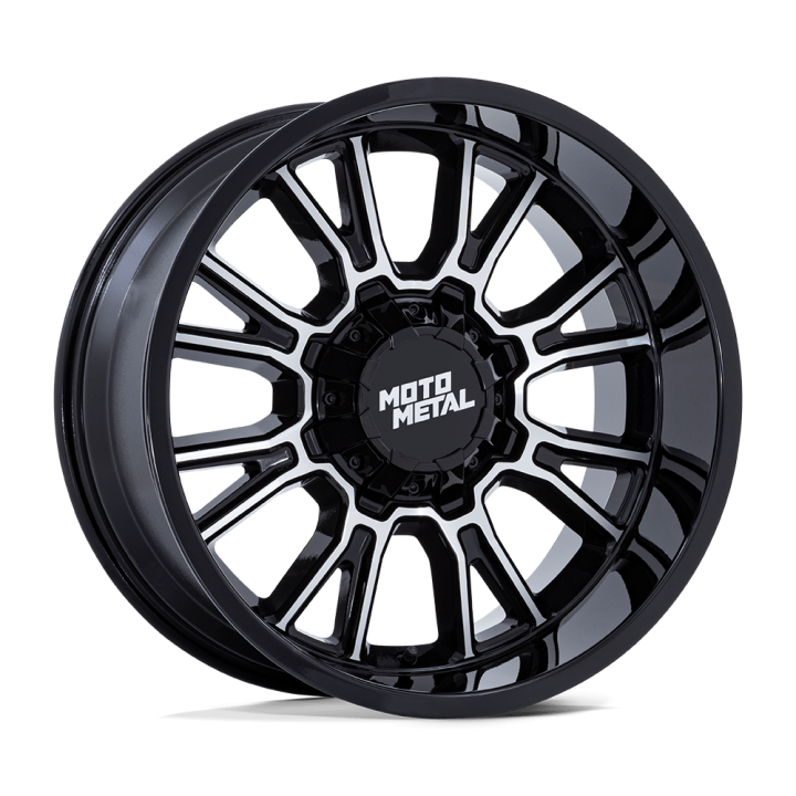 Alloy Wheel, MOTO Metal MO810 LEGACY, 20x10.0, ET -18, 5x139.7 / 5x150, 110.1, Black - EDK.ro