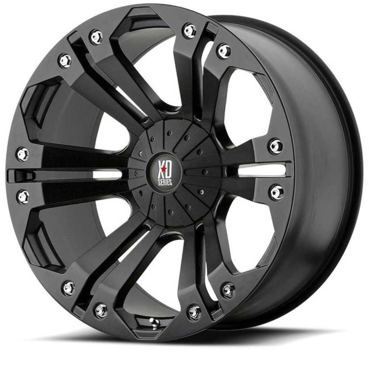 Alloy Wheel, XD Series XD778 MONSTER, 20x9.0, ET 35, 5x139.7 / 5x150, 110.5, Black - EDK.ro