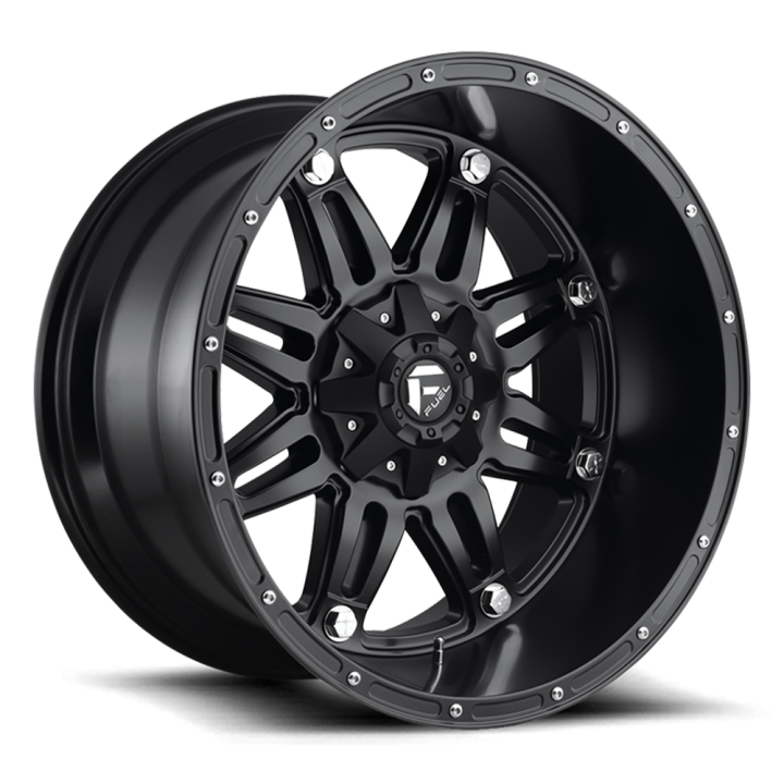 Jantă de Aluminiu, FUEL D531 HOSTAGE, 17x8.5, ET 14, 6x114.3 / 6x139.7, 78.1, Negru - EDK.ro