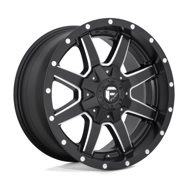 Jantă de Aluminiu, FUEL D538 MAVERICK, 17x8.5, ET 20, 6x114.3 / 6x139.7, 78.1, Negru - EDK.ro