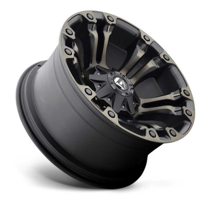 Alloy Wheel, FUEL D569 VAPOR, 18x9.0, ET 1, 6x114.3 / 6x139.7, Black - EDK.ro