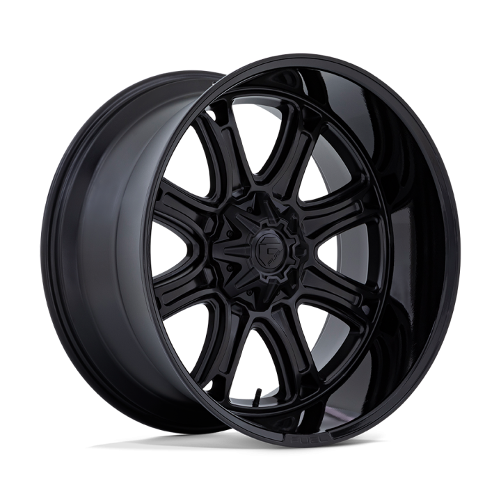 Alloy Wheel, FUEL DARKSTAR, 20x9.0, ET 1, 6x114.3 / 6x139.7, 78.1, Black - EDK.ro