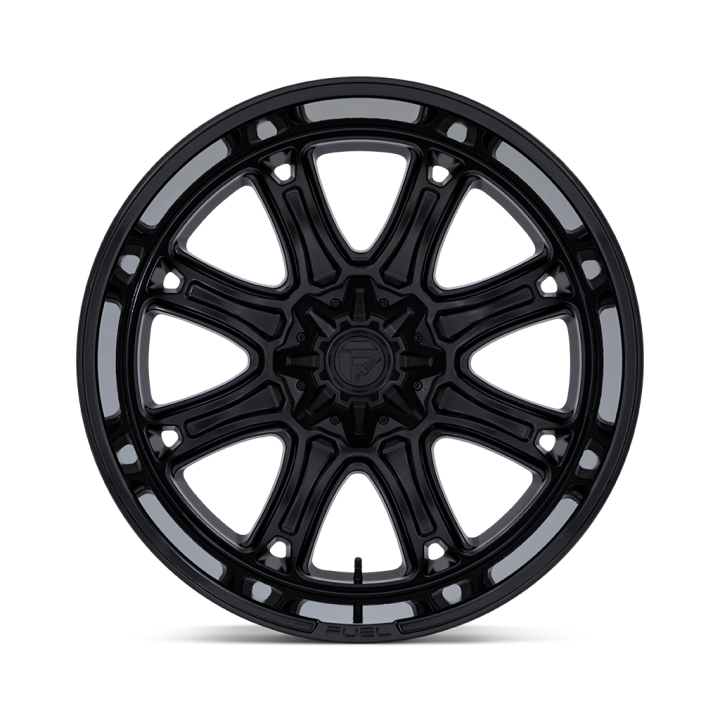 Alloy Wheel, FUEL DARKSTAR, 20x9.0, ET 1, 6x114.3 / 6x139.7, 78.1, Black - EDK.ro