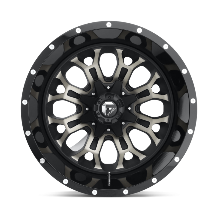 Alloy Wheel, FUEL D561 CRUSH, 18x9.0, ET 19, 6x120 / 6x139.7, 78.1, Gray - EDK.ro