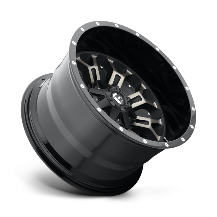 Alloy Wheel, FUEL D561 CRUSH, 18x9.0, ET 19, 6x120 / 6x139.7, 78.1, Gray - EDK.ro