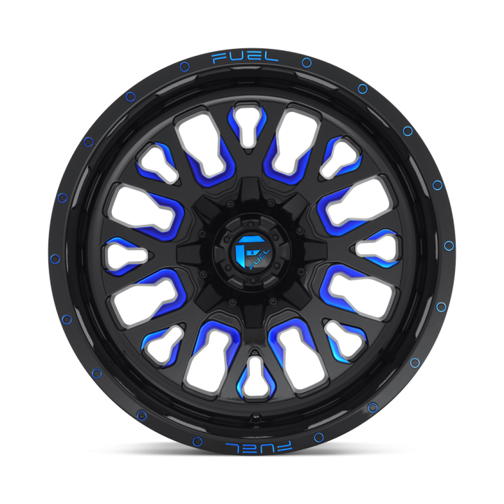 Alloy Wheel, FUEL D645 STROKE, 20x9.0, ET 20, 6x120 / 6x139.7, 78.1, Black - EDK.ro
