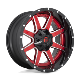 Jantă de Aluminiu, FUEL D250 MAVERICK, 20x10.0, ET -19, 6x135 / 6x139.7, 106.1, Roșu - EDK.ro