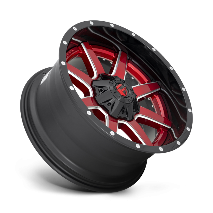 Jantă de Aluminiu, FUEL D250 MAVERICK, 20x10.0, ET -19, 6x135 / 6x139.7, 106.1, Roșu - EDK.ro
