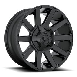 Jantă de Aluminiu, FUEL D437 CONTRA, 20x10.0, ET -19, 6x135 / 6x139.7, 106.1, Negru - EDK.ro