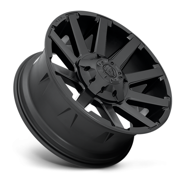 Alloy Wheel, FUEL D437 CONTRA, 20x10.0, ET -19, 6x135 / 6x139.7, 106.1, Black - EDK.ro