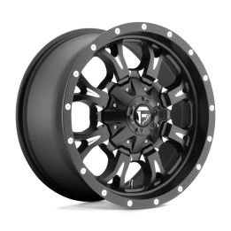 Alloy Wheel, FUEL D517 KRANK, 17x9.0, ET 1, 6x135 / 6x139.7, 106.1, Black - EDK.ro