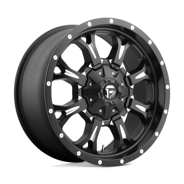 Jantă de Aluminiu, FUEL D517 KRANK, 20x9.0, ET 20, 6x135 / 6x139.7, 106.1, Negru - EDK.ro