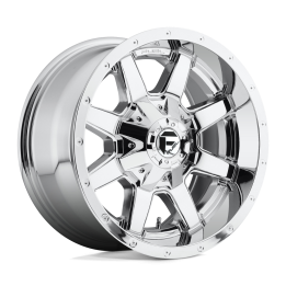 Jantă de Aluminiu, FUEL D536 MAVERICK, 17x9.0, ET -12, 6x135 / 6x139.7, 106.1, Crom - EDK.ro