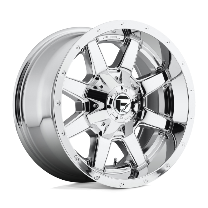 Jantă de Aluminiu, FUEL D536 MAVERICK, 17x9.0, ET -12, 6x135 / 6x139.7, 106.1, Crom - EDK.ro