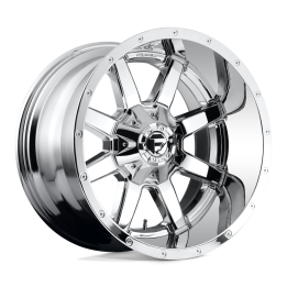 Jantă de Aluminiu, FUEL D536 MAVERICK, 20x12.0, ET -44, 6x135 / 6x139.7, 106.1, Crom - EDK.ro