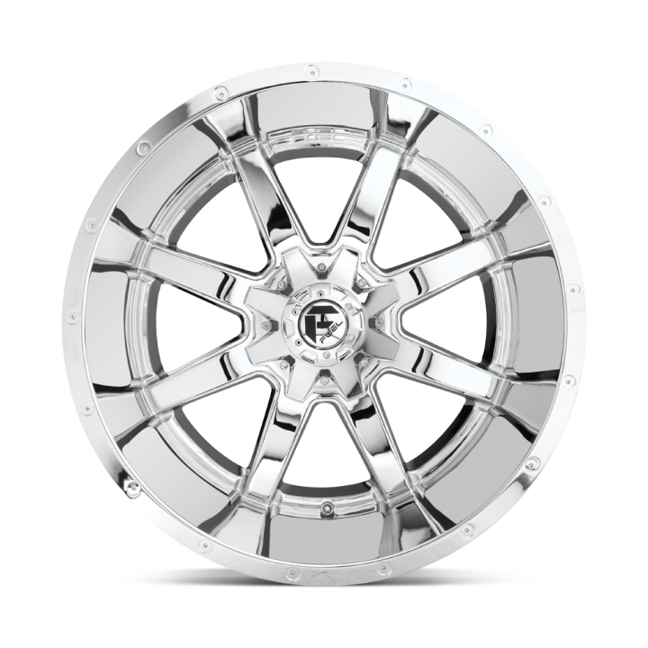 Jantă de Aluminiu, FUEL D536 MAVERICK, 22x10.0, ET 10, 6x135 / 6x139.7, 106.1, Crom - EDK.ro
