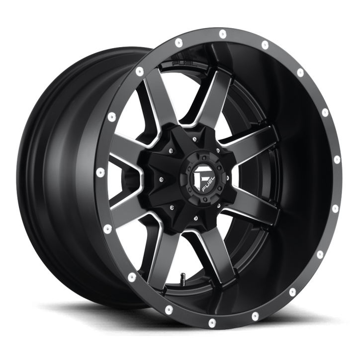 Alloy Wheel, FUEL D538 MAVERICK, 20x12.0, ET -44, 6x135 / 6x139.7, 106.1, Black - EDK.ro