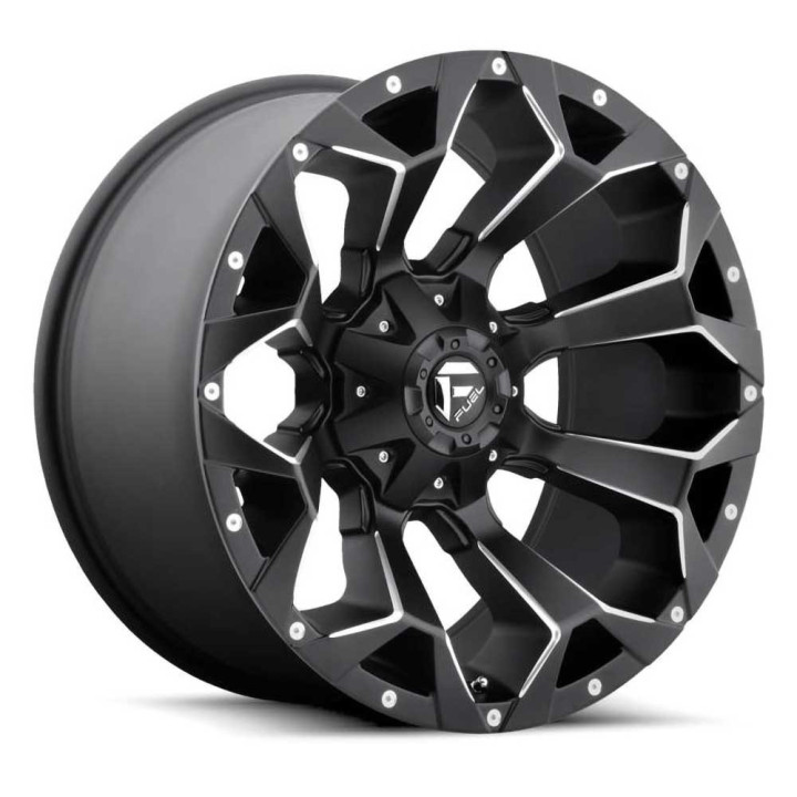 Alloy Wheel, FUEL D546 ASSAULT, 17x9.0, ET -12, 6x135 / 6x139.7, 106.1, Black - EDK.ro