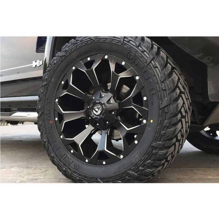 Alloy Wheel, FUEL D546 ASSAULT, 17x9.0, ET 2, 6x135 / 6x139.7, 106.1, Black - EDK.ro