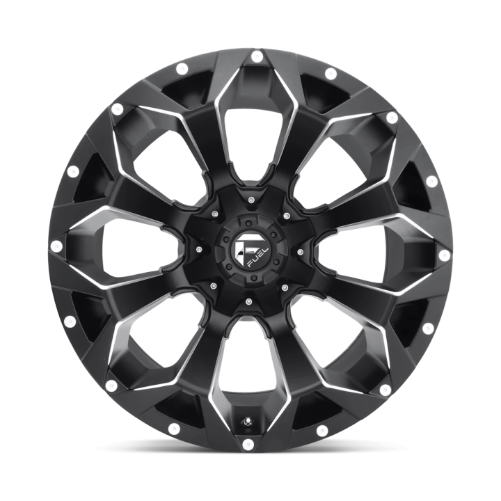 Alloy Wheel, FUEL D546 ASSAULT, 18x9.0, ET 19, 6x135 / 6x139.7, 106.1, Black - EDK.ro