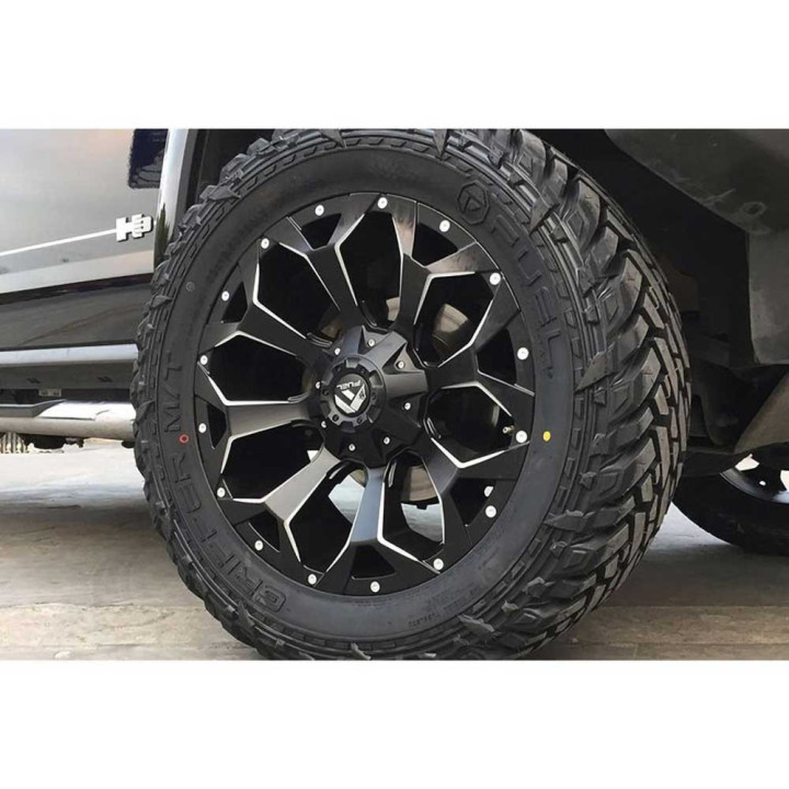 Jantă de Aluminiu, FUEL D546 ASSAULT, 20x9.0, ET 1, 6x135 / 6x139.7, 106.1, Negru - EDK.ro