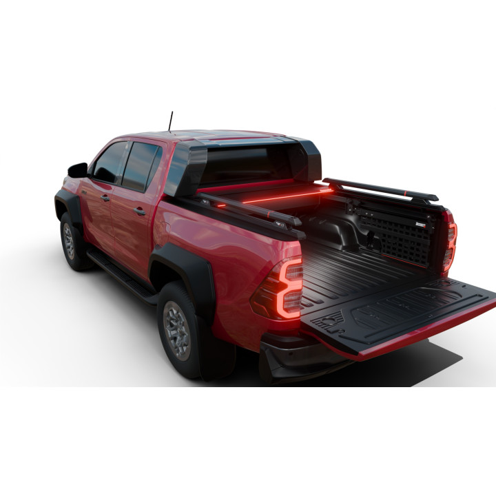 Manual Roll Top Tonneau Bed Cover, Tessera 4x4 Roll+, Toyota Hilux GR Sport 2016 - 2026 - EDK.ro
