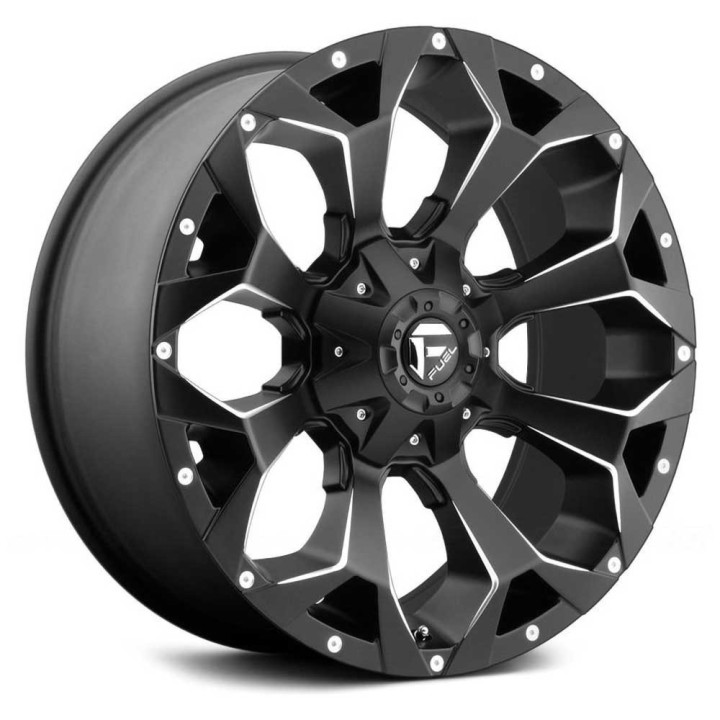 Alloy Wheel, FUEL D546 ASSAULT, 20x10.0, ET -22, 6x135 / 6x139.7, 106.1, Black - EDK.ro
