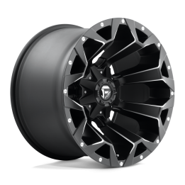 Jantă de Aluminiu, FUEL D546 ASSAULT, 20x12.0, ET -43, 6x135 / 6x139.7, 106.1, Negru - EDK.ro
