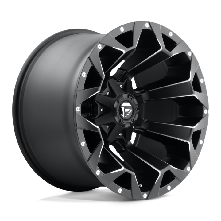 Alloy Wheel, FUEL D546 ASSAULT, 20x12.0, ET -43, 6x135 / 6x139.7, 106.1, Black - EDK.ro