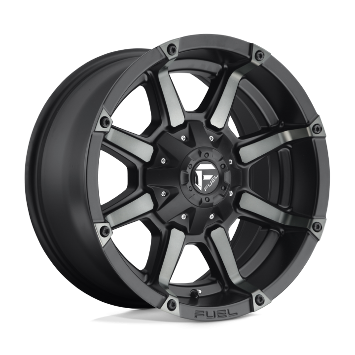 Alloy Wheel, FUEL D556 COUPLER, 18x9.0, ET 1, 6x135 / 6x139.7, 106.1, Black - EDK.ro