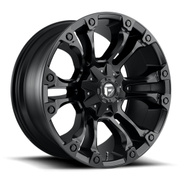 Jantă de Aluminiu, FUEL D560 VAPOR, 18x9.0, ET 19, 6x135 / 6x139.7, 106.1, Negru - EDK.ro