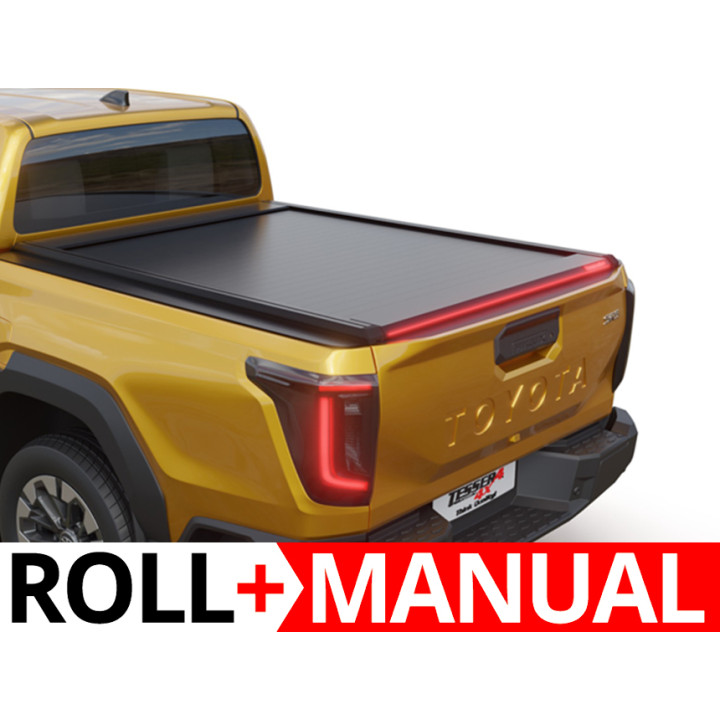 Închidere de Benă Tip Rulou Manual, Tessera 4x4 Roll+, Toyota Hilux Cabină Dublă 2026 - Prezent - EDK.ro