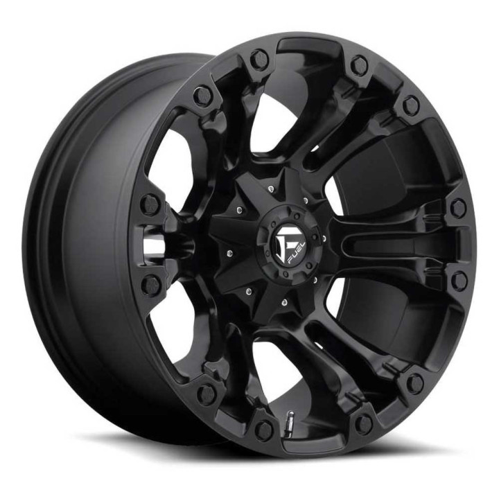 Jantă de Aluminiu, FUEL D560 VAPOR, 20x10.0, ET -18, 6x135 / 6x139.7, 106.1, Negru - EDK.ro