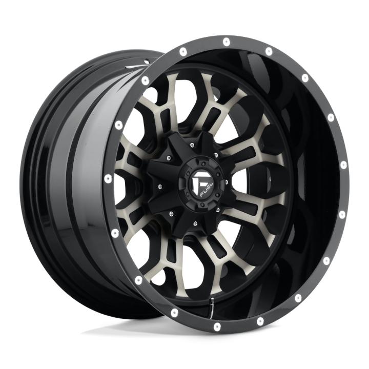 Alloy Wheel, FUEL D561 CRUSH, 18x9.0, ET -12, 6x135 / 6x139.7, 106.1, Gray - EDK.ro