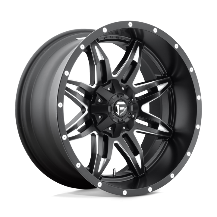 Alloy Wheel, FUEL D567 LETHAL, 17x9.0, ET -12, 6x135 / 6x139.7, 106.1, Black - EDK.ro