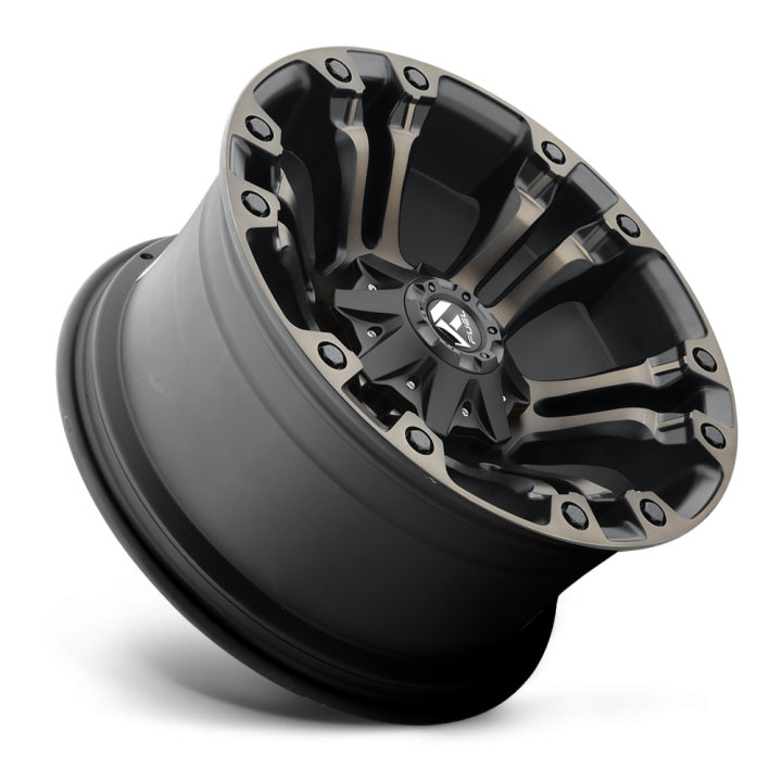 Jantă de Aluminiu, FUEL D569 VAPOR, 18x9.0, ET 19, 6x135 / 6x139.7, 106.1, Negru - EDK.ro