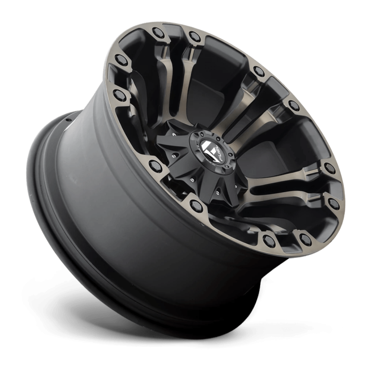 Jantă de Aluminiu, FUEL D569 VAPOR, 20x12.0, ET -44, 6x135 / 6x139.7, 106.1, Negru - EDK.ro