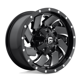 Jantă de Aluminiu, FUEL D574 CLEAVER, 17x9.0, ET 1, 6x135 / 6x139.7, 106.1, Negru - EDK.ro
