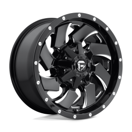 Alloy Wheel, FUEL D574 CLEAVER, 18x9.0, ET 20, 6x135 / 6x139.7, 106.1, Black - EDK.ro