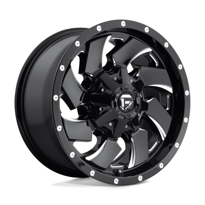 Alloy Wheel, FUEL D574 CLEAVER, 18x9.0, ET 20, 6x135 / 6x139.7, 106.1, Black - EDK.ro