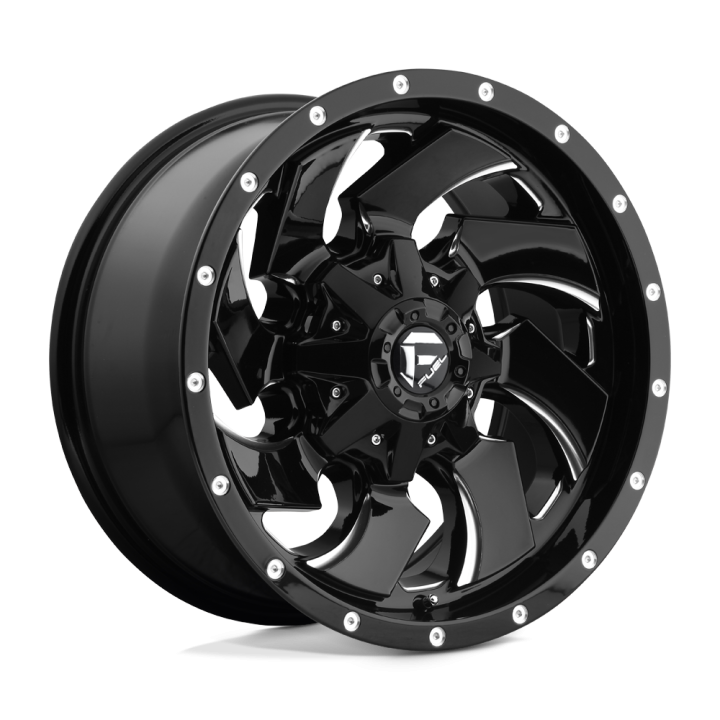 Alloy Wheel, FUEL D574 CLEAVER, 20x10.0, ET -18, 6x135 / 6x139.7, 106.1, Black - EDK.ro