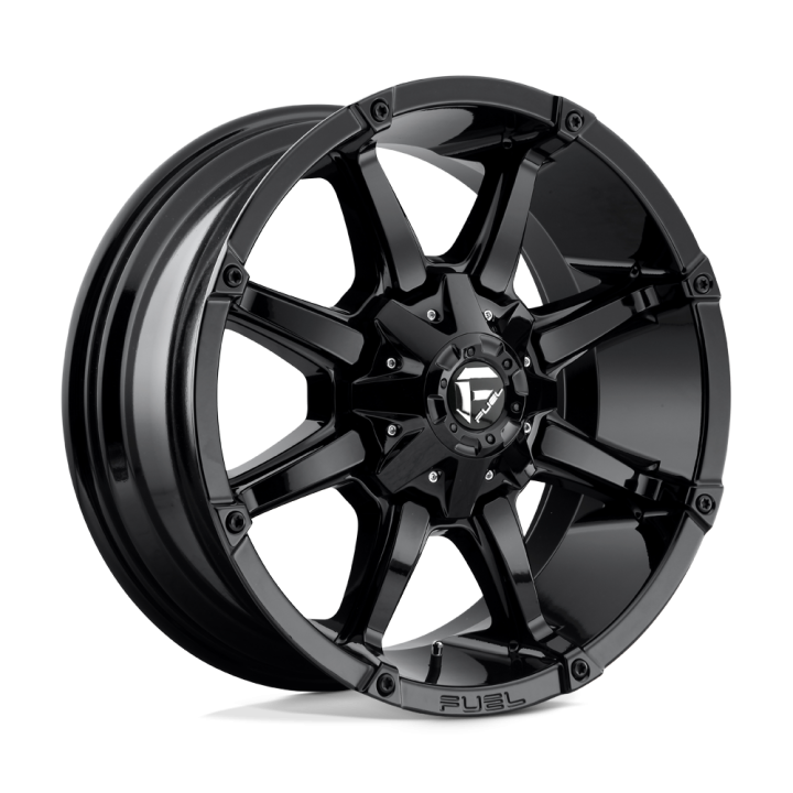 Alloy Wheel, FUEL D575 COUPLER, 20x9.0, ET 1, 6x135 / 6x139.7, 106.1, Black - EDK.ro
