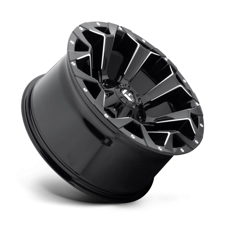 Jantă de Aluminiu, FUEL D576 ASSAULT, 17x9.0, ET 2, 6x135 / 6x139.7, 106.1, Negru - EDK.ro