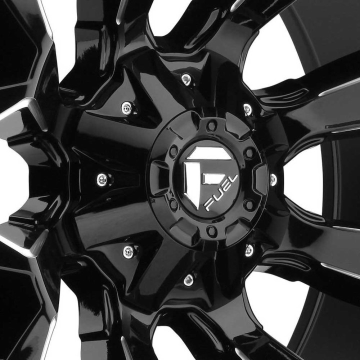 Jantă de Aluminiu, FUEL D576 ASSAULT, 20x9.0, ET 1, 6x135 / 6x139.7, 106.1, Negru - EDK.ro