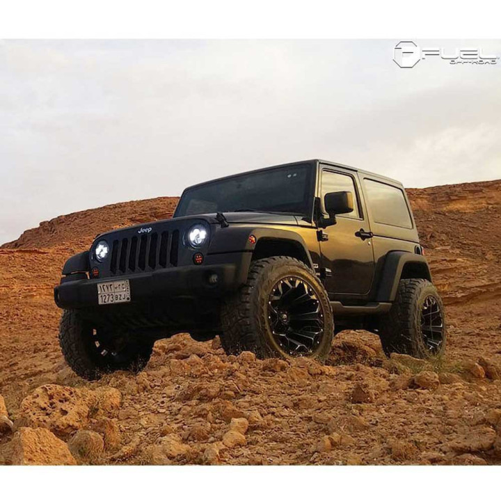 Jantă de Aluminiu, FUEL D576 ASSAULT, 20x9.0, ET 1, 6x135 / 6x139.7, 106.1, Negru - EDK.ro